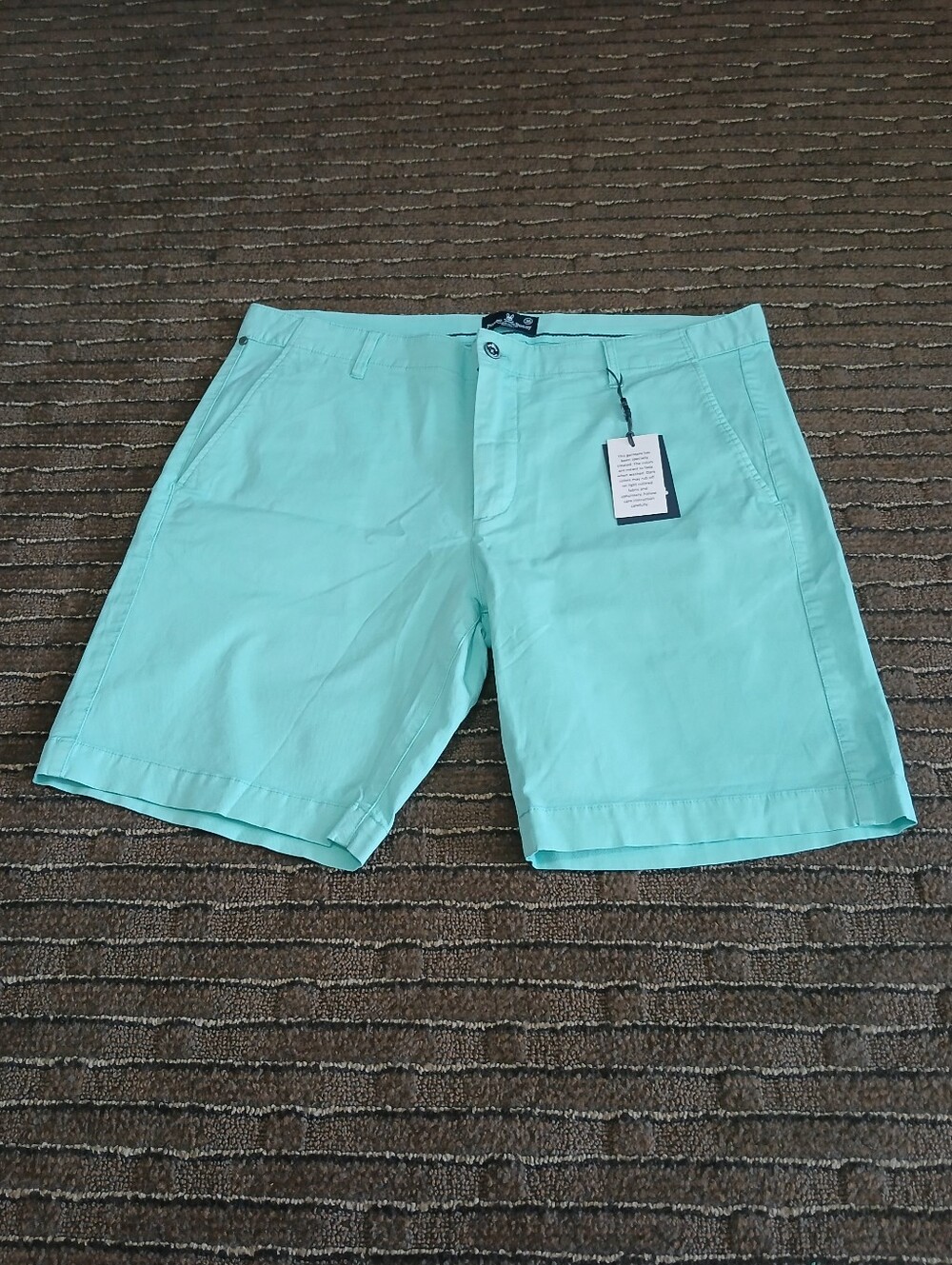 Psycho Bunny Flat Front Miami Pool Diego Shorts Men's Size 36 NEW